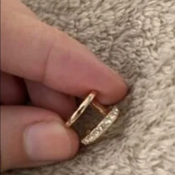 last! minimalist rhinestone ear cuff huggies - Picture 6 of 8